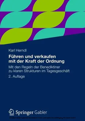 Herndl | Führen und verkaufen mit der Kraft der Ordnung | E-Book | sack.de