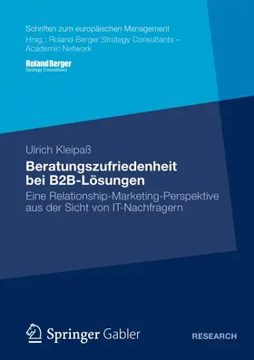 Kleipaß |  Beratungszufriedenheit bei B2B-Lösungen | Buch |  Sack Fachmedien