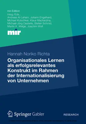 Richta | Organisationales Lernen als erfolgsrelevantes Konstrukt im Rahmen der Internationalisierung von Unternehmen | E-Book | sack.de