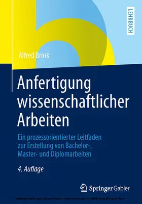 Brink | Anfertigung wissenschaftlicher Arbeiten | E-Book | sack.de