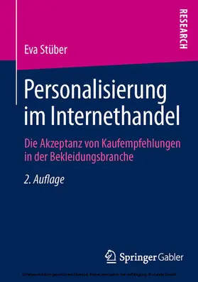 Stüber | Personalisierung im Internethandel | E-Book | www2.sack.de