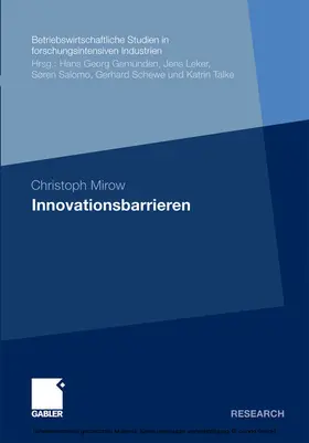 Mirow |  Innovationsbarrieren | eBook | Sack Fachmedien