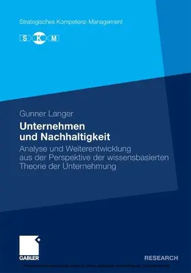 Langer |  Unternehmen und Nachhaltigkeit | eBook | Sack Fachmedien