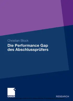 Block | Die Performance Gap des Abschlussprüfers | E-Book | www2.sack.de