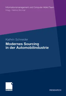 Schneider |  Modernes Sourcing in der Automobilindustrie | eBook | Sack Fachmedien