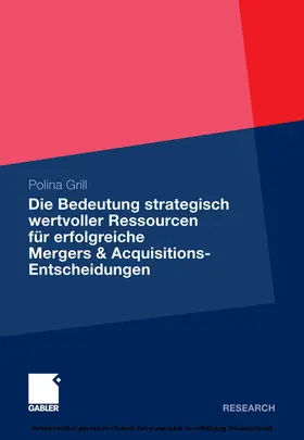 Grill | Die Bedeutung strategisch wertvoller Ressourcen für erfolgreiche Mergers & Acquisitions-Entscheidungen | E-Book | sack.de