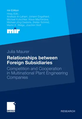 Maurer | Relationships between Foreign Subsidiaries | E-Book | www2.sack.de