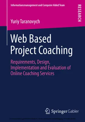 Taranovych |  Web Based Project Coaching | eBook | Sack Fachmedien