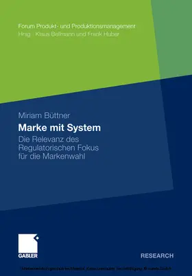 Büttner |  Marke mit System | eBook | Sack Fachmedien
