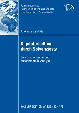 Scholz | Kapitalerhaltung durch Solvenztests | E-Book | sack.de