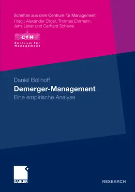 Böllhoff |  Demerger-Management | eBook | Sack Fachmedien