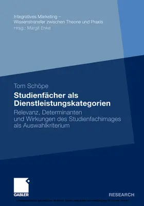 Schöpe |  Studienfächer als Dienstleistungskategorien | eBook | Sack Fachmedien