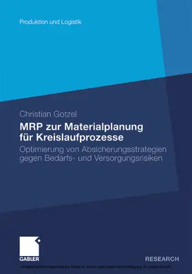 Gotzel |  MRP zur Materialplanung für Kreislaufprozesse | eBook | Sack Fachmedien
