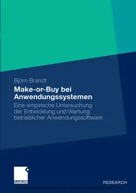 Brandt | Make-or-Buy bei Anwendungssystemen | E-Book | sack.de