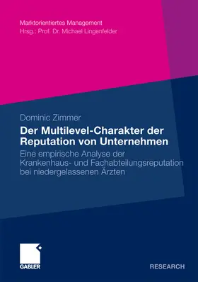 Zimmer | Der Multilevel-Charakter der Reputation von Unternehmen | E-Book | sack.de