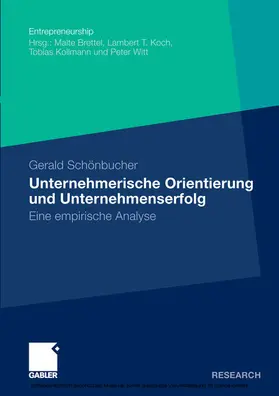 Schönbucher | Unternehmerische Orientierung und Unternehmenserfolg | E-Book | sack.de
