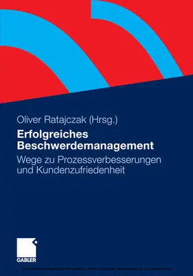 Ratajczak |  Erfolgreiches Beschwerdemanagement | eBook | Sack Fachmedien