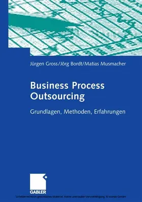 Gross / Bordt / Musmacher | Business Process Outsourcing | E-Book | sack.de