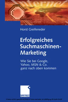 Greifeneder |  Erfolgreiches Suchmaschinen-Marketing | eBook | Sack Fachmedien
