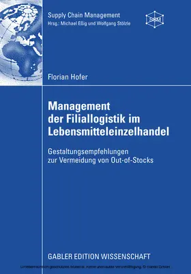 Hofer |  Management der Filiallogistik im Lebensmitteleinzelhandel | eBook | Sack Fachmedien