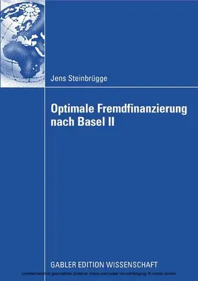 Steinbrügge | Optimale Fremdfinanzierung nach Basel II | E-Book | sack.de