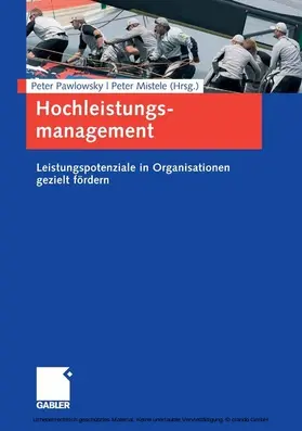 Pawlowsky / Mistele |  Hochleistungsmanagement | eBook | Sack Fachmedien