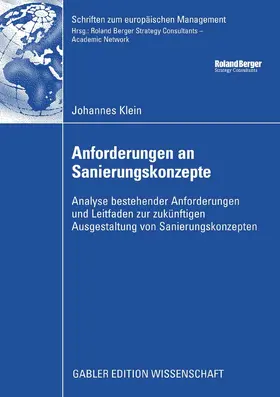 Klein | Anforderungen an Sanierungskonzepte | E-Book | sack.de