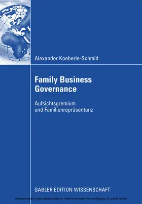 Koeberle-Schmidt |  Family Business Governance | eBook | Sack Fachmedien