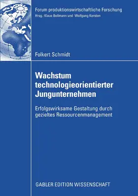 Schmidt |  Wachstum technologieorientierter Jungunternehmen | eBook | Sack Fachmedien