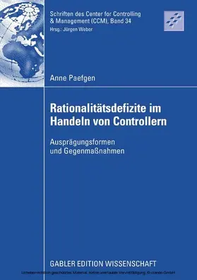 Paefgen | Rationalitätsdefizite im Handeln von Controllern | E-Book | sack.de