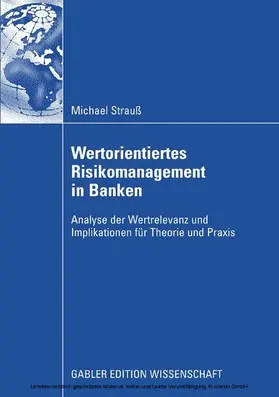 Strauß | Wertorientiertes Risikomanagement in Banken | E-Book | www2.sack.de