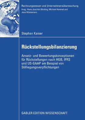 Kaiser | Rückstellungsbilanzierung | E-Book | www2.sack.de