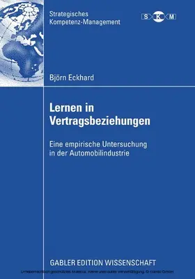 Eckhard |  Lernen in Vertragsbeziehungen | eBook | Sack Fachmedien