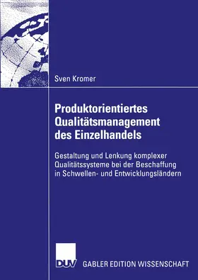 Kromer |  Produktorientiertes Qualitätsmanagement des Einzelhandels | Buch |  Sack Fachmedien