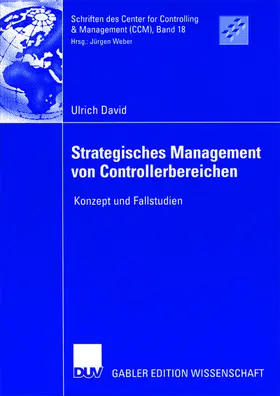 David |  Strategisches Management von Controllerbereichen | Buch |  Sack Fachmedien
