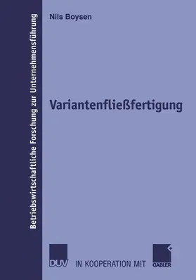 Boysen |  Variantenfließfertigung | Buch |  Sack Fachmedien
