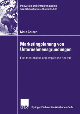Gruber |  Marketingplanung von Unternehmensgründungen | Buch |  Sack Fachmedien