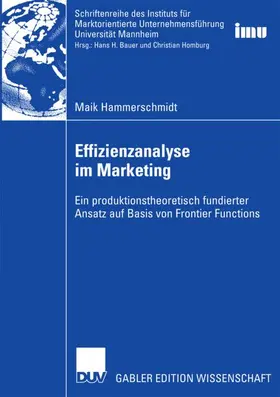 Hammerschmidt |  Effizienzanalyse im Marketing | Buch |  Sack Fachmedien