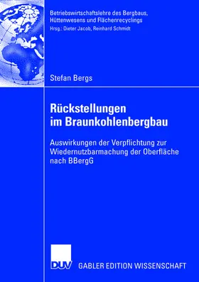 Bergs |  Rückstellungen im Braunkohlenbergbau | Buch |  Sack Fachmedien