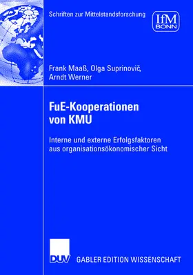 Maaß / Werner / Suprinovic |  FuE-Kooperationen von KMU | Buch |  Sack Fachmedien