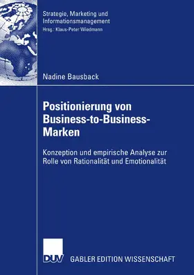 Bausback |  Positionierung von Business-to-Business-Marken | Buch |  Sack Fachmedien