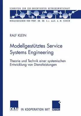 Klein |  Modellgestütztes Service Systems Engineering | Buch |  Sack Fachmedien