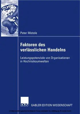 Mistele |  Faktoren des verlässlichen Handelns | eBook | Sack Fachmedien