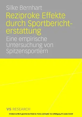 Bernhart | Reziproke Effekte durch Sportberichterstattung | E-Book | sack.de