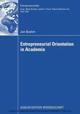 Boehm | Entrepreneurial Orientation in Academia | E-Book | sack.de