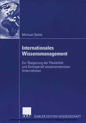 Gehle | Internationales Wissensmanagement | E-Book | sack.de
