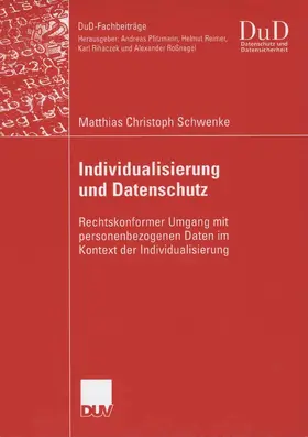 Schwenke |  Individualisierung und Datenschutz | eBook | Sack Fachmedien