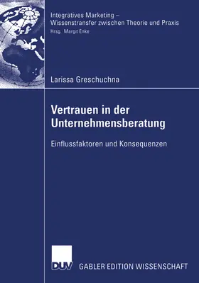 Greschuchna |  Vertrauen in der Unternehmensberatung | eBook | Sack Fachmedien