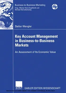 Wengler | Key Account Management in Business-to-Business Markets | E-Book | sack.de