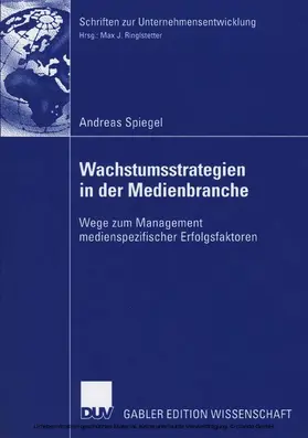 Spiegel |  Wachstumsstrategien in der Medienbranche | eBook | Sack Fachmedien
